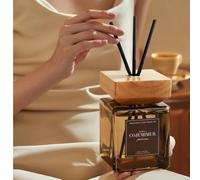 1 pièce 500ml/1 pièce 200ml Diffuseur de roseaux sans flamme premium pour hôtel, parfum longue durée - Convient pour la décoration élégante de la chambre, la décoration de la pièce, la décoration de l