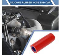 1 Pièce 50Mm Longueur 12Mm/0,47" Id Rouge Bleu Voiture Bouchon D'Extrémité De Tuyau En Caoutchouc De Silicone Renforcé Bouchon De Fermeture Pour Tube De Dérivation Universel