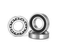 1 pièce 6012 Roulement à billes rainuré, 60 mm x 95 mm x 18 mm Pas de sceau, performance stable, applications pour moteurs électriques