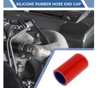 1 Pièce 60Mm Longueur 30Mm/1.18" Id Rouge Bleu Embout De Silicone En Caoutchouc Pour Tuyau De Dérivation Universel