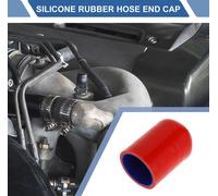 1 Pièce 60Mm Longueur 40Mm/1.57" Id Rouge Bleu Embout De Tuyau En Caoutchouc De Silicone Pour Tube De Dérivation Universel
