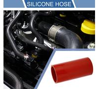 1 Pièce 65Mm/2.56" Di 150Mm/5.91" Longueur 0 Degré Tuyau En Silicone Rouge Pour Voiture Tuyau De refroidisement Universel