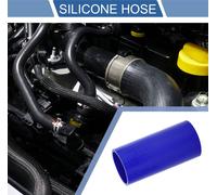 1 Pièce 65Mm/2,56" Id 150Mm/5,91" Longueur 0° Tuyau De Silicone Bleu Tuyau De Liquide de Refroidisement Universel