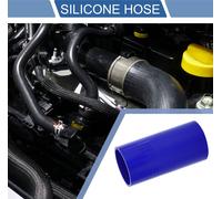 1 Pièce 68Mm/2,68" Id 150Mm/5,91" Longueur 0° Tuyau De Silicone Bleu Tuyau De Liquide de Refroidisement Universel