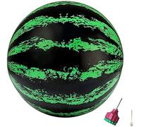 1 pièce 9 pouces boule de piscine pastèque Balles de piscine remplissables de ballons de plage Ballon de plage avec gonflable Bon pour les jeux sous-marins pour enfants et adultes Robuste et durable