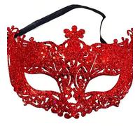 1 pièce à 10 pièces Masque de Venise de luxe, masque d'œil de renard sexy pour femmes, costume de fête pour Noël et Halloween Taille UniqueUnicoloreTPR