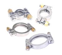1 pièce à trois colliers de serrage pour virole O.D 25/34/50,5/64/77,5/91/106 mm en acier inoxydable 304 (convient à la virole OD 64 mm)