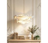 1 pièce Abat-jour en papier nuage de 42 cm (Abat-jour uniquement, sans cordon d'alimentation ni autres accessoires), Abat-jour de plafond en papier, Décoration de la maison, Plafond doux, Décoration d