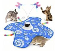 1 pièce Abri de jeu pour chat, jouet d'auto-divertissement pour se cacher et chasser, jouet électrique à énigme pour animaux de compagnie, tapis de balle à mouvement rapide, balle de cache-cache autom