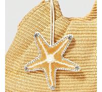 1 pièce Accessoire de breloque fait main de style océan avec perles, étoile de mer, perles de graines jaunes,. Élément de vacances, accessoires essentiels pour les vacances, cadeau pour l'enseignant, 