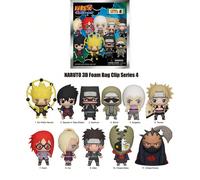 1 pièce Accessoire porte-clés en clip 3D de la série de personnages d'anime officiellement sous licence NARUTO. Sac mystère avec personnages aléatoires comme Naruto, Sasuke ou autres. Cadeau pour les 