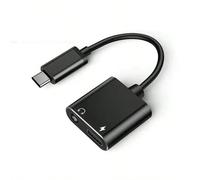 1 pièce Adaptateur Seulliya USB-C vers prise jack 3,5 mm et chargeur, Splitter audio et charge rapide 2-en-1, compatible avec Apple 17/16/15/Pro/Pro Max, Pixel et autres appareils 2Alliage d'aluminium