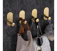 1 pièce Adhésif Crochet Cintre Pour Stockage , Mural Sans Forage Taille UniqueAcier inoxydable