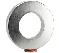 [1 pièce] Aimant en néodyme N52 extra puissant avec anneau magnétique avec trou de 32 mm, anneau rond 60 mm x 10 mm, disques plats ronds…