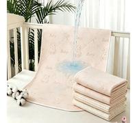 1 pièce Alèse imperméable à motif animal, douce et pliable, couche imperméable en TPU, anti-urine, anti-taches, convient pour poussette bébé, siège auto, serviette hygiénique, soins aux personnes âgée