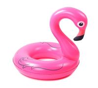 1 pièce Anneau de natation gonflable, Anneau de natation gonflable en forme de flamant rose, Accessoires de piscine, Décorations gonflables pour fêtes, Jouet de piscine, Bouée pour enfants (Rose)