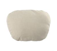 1 pièce appui-tête de voiture design classe S en daim pour appui-cou ultra doux confortable pour Mercedes S ainsi que d'autres véhicules noir (beige)