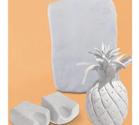 1 pièce Argile à séchage à l'air blanc pour la sculpture, l'artisanat DIY, l'argile de poterie douce pour l'apprentissage et la fabrication de figurines faites maison Taille Unique,5 piècesArgile poly