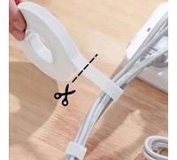 1 pièce Attache-câble de gestion de câble réutilisable et amovible, organisateur de fil multifonction, ruban de rangement de câble de données, fixation de plantes, accessoires de bureau, essentiels de