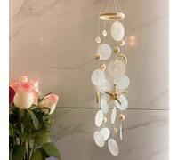 1 pièce Attrape-rêve en coquillage en forme d'étoile de mer, attrape-rêve en bois de style rétro, décoration de rebord de fenêtre, décoration de maison de plage, décoration de maison, cadeau, décorati