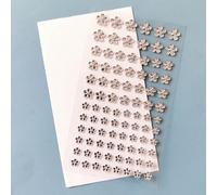 1 pièce Autocollant à motif floral avec strass assortis, autocollant polyvalent simple pour artisanat DIY, carnet, décoration de carte de collage, fournitures scolaires de rentrée Taille UniquePolysty