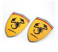 1 Pièce Autocollant de Voiture pour Abarth Palio Pondo 600 Voiture Autocollant Emblème Badge Stickers Décor Accessoires de Voiture