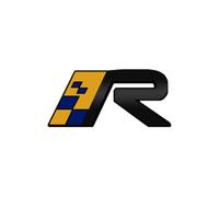 1 Pièce Autocollant de Voiture pour Volvo XC40 XC60 XC70 XC90 V60 V90 Voiture Autocollant Emblème Badge Stickers Décor Accessoires de Voiture,Blackstyle