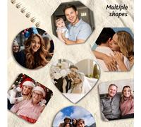 1 pièce Autocollant magnétique personnalisé pour réfrigérateur avec photo, de formes variées. Cadeau parfait pour préserver les souvenirs de la famille, des amis et des êtres chers. Multifonctionnel,