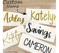 1 pièce Autocollant personnalisé pour anniversaire/anniversaire de mariage/réunion, autocollant miroir, cadeau DIY, fait main, écrit à la main, autocollant de mariage, autocollant de cadeau. Autocolla