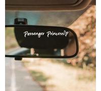 1 pièce Autocollant pour rétroviseur "Princesse passagère" - Durable et facile à appliquer, convient pour les rétroviseurs et les vitres de camion, meilleur cadeau pour les amis, la remise des diplôme
