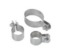 1 pièce avec vis, écrous, collier de serrage, matériel de fixation, clip de mise à la terre en acier inoxydable 304, diamètre 10 mm-60 mm, boucle de tuyau à cheval(60mm)
