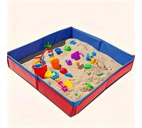 1 pièce Bac à sable pliable portable 30CM/50CM - Pour les 14 ans et plus seulement - Fabriqué en tissu Oxford épais durable, matériau non tissé, résistant à l'usure, structure pliable robuste améliora