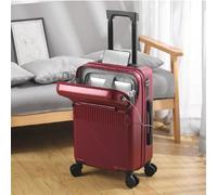 1 pièce Bagage cabine multifonctionnel à ouverture frontale de 20 pouces : pratique et efficace pour une utilisation à tout moment, coque rigide durable résistante à la violence, mobilité fluide et si