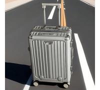 1 pièce Bagage cabine multifonctionnel de 20 pouces à ouverture frontale : pratique et efficace pour une utilisation à tout moment, coque rigide durable résistante aux chocs, déplacement fluide et sil