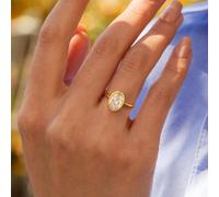 1 pièce Bague de fiançailles ovale scintillante Bague de mariage pour femmes en argent sterling 925 Bague de promesse Bague d'éternité Cadeau de bijoux de qualité 7,5,9,6,8Argent sterling 925