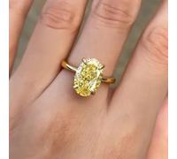 1 pièce Bague de fiançailles ovale scintillante de 1 ct, 2 ct, 5 ct pour femmes, bague de mariage en argent sterling 925, bague de promesse, bague d'éternité, bijou de qualité, cadeau 7,5,9,6,8,10Arge