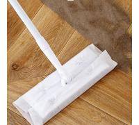 1 pièce Balai de sol épaissi pour le nettoyage et l'hygiène de la maison, sans lavage requis Ensemble de balais à franges épais,Ensemble de balai à franges extra-épais + un paquet de lingettes humides