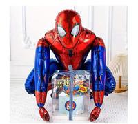 1 pièce Ballon Avengers Spider-Man de Marvel officiellement sous licence, décoration de périphériques d'anime de bandes dessinées cool, ballons en film d'aluminium emboîtables, fournitures pour fête d