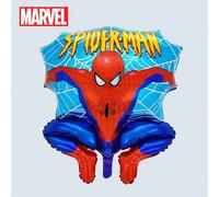 1 pièce Ballon en film d'aluminium avec personnage de dessin animé de Spider-Man, super-héros Marvel Avengers, officiellement sous licence. Fournitures de fête pour Noël, Halloween, anniversaire, idéa