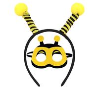1 Pièce Bande D'Abeille Et 1 Pièce Masque Pour Les Yeux, Accessoires De Jeu De Rôle, Accessoires De Vêtements D'Abeilles, Accessoires De Vêtements Amusants.