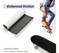 1 pièce Bande de grip de skateboard avec autocollants, papier sablé noir diamanté auto-adhésif, tissu antidérapant auto-adhésif noir,AMOUR,Étiquette rougePolychlorures de vinyle