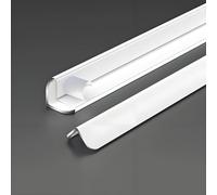 1 Pièce Bande De Transition Sol, Bande Décorative en L en Aluminium, pour Seuils, Séparateurs De Sol Et Bandes De Bordure De Tapis(White,4cm)