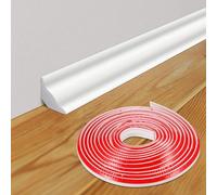 1 pièce Bande décorative triangulaire auto-adhésive de 200 cm/300 cm/600 cm - Bande d'étanchéité triangulaire élastique pour plinthe, installation facile, protection des bords intérieurs 2m,6m,3 mètre
