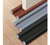 1 pièce Bande d'étanchéité de porte, joint de bas de porte en mousse coupe-vent et insonorisant, joint de bas de porte sans adhésif noir,gris,brunPolyuréthane