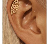 1 pièce Bijou fin en argent sterling 925 avec lotus à dos plat pour piercing de cartilage hélix, pour le port quotidien, mariage, fête, anniversaire, Saint-Valentin Argent sterling 925