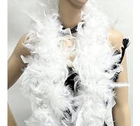 1 pièce Boa en plumes, accessoire de décoration de costume de fête DIY, écharpe en plumes colorées, convient pour l'anniversaire, la fête de cocktail, la cérémonie de remise des diplômes, la tenue de 