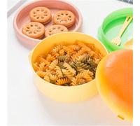 1 pièce Boîte à déjeuner isotherme à double couche avec un design créatif multicouche de hamburger, boîte à salade convenant pour ranger les fruits, légumes, salades, sandwichs, bonbons et divers autr