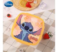 1 pièce Boîte à lunch Disney officiellement sous licence Stitch 3 grilles, boîte à lunch portable pour le travail et les voyages, boîte de conservation des fruits, fournitures de cuisine mignonnes, ca