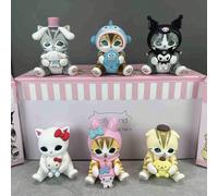 1 pièce Boîte aveugle de décoration Mofusand X Co populaire, style aléatoire, cadeau super chaleureux pour la famille et les amis à la Saint-Valentin et à la rentrée scolaire ! (Style aléatoire) Taill