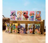 1 pièce Boîte aveugle de support de scène en acrylique de la série animée One Piece, obtenez des supports de personnages divers de manière aléatoire, artisanat exquis qui restaure les classiques de l'